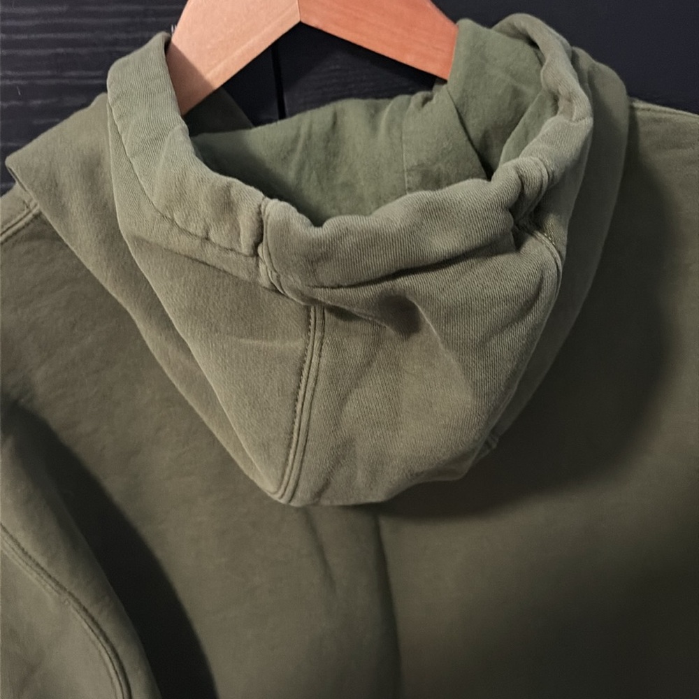 Nike Olive Green Men's Hoodie Sweatshirt - Picture 3 of 5